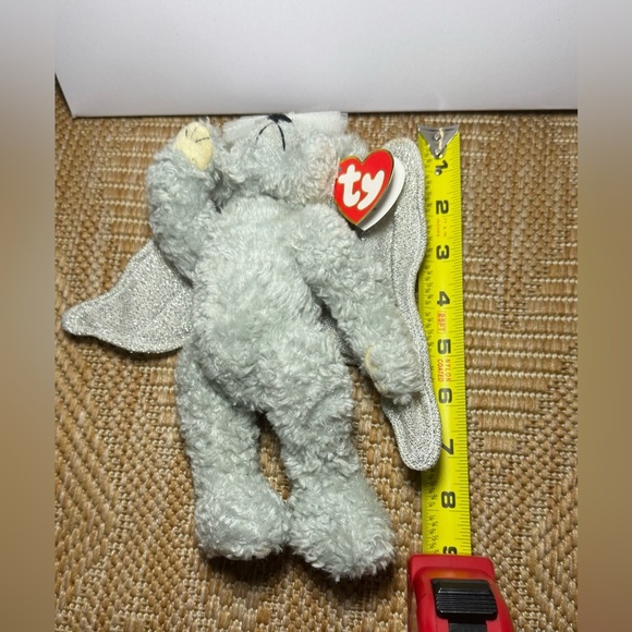 Vintage Ty The Attic Treasure Collection Sterling the Bear,Silver Bear w/ Wings - Picture 9 of 9